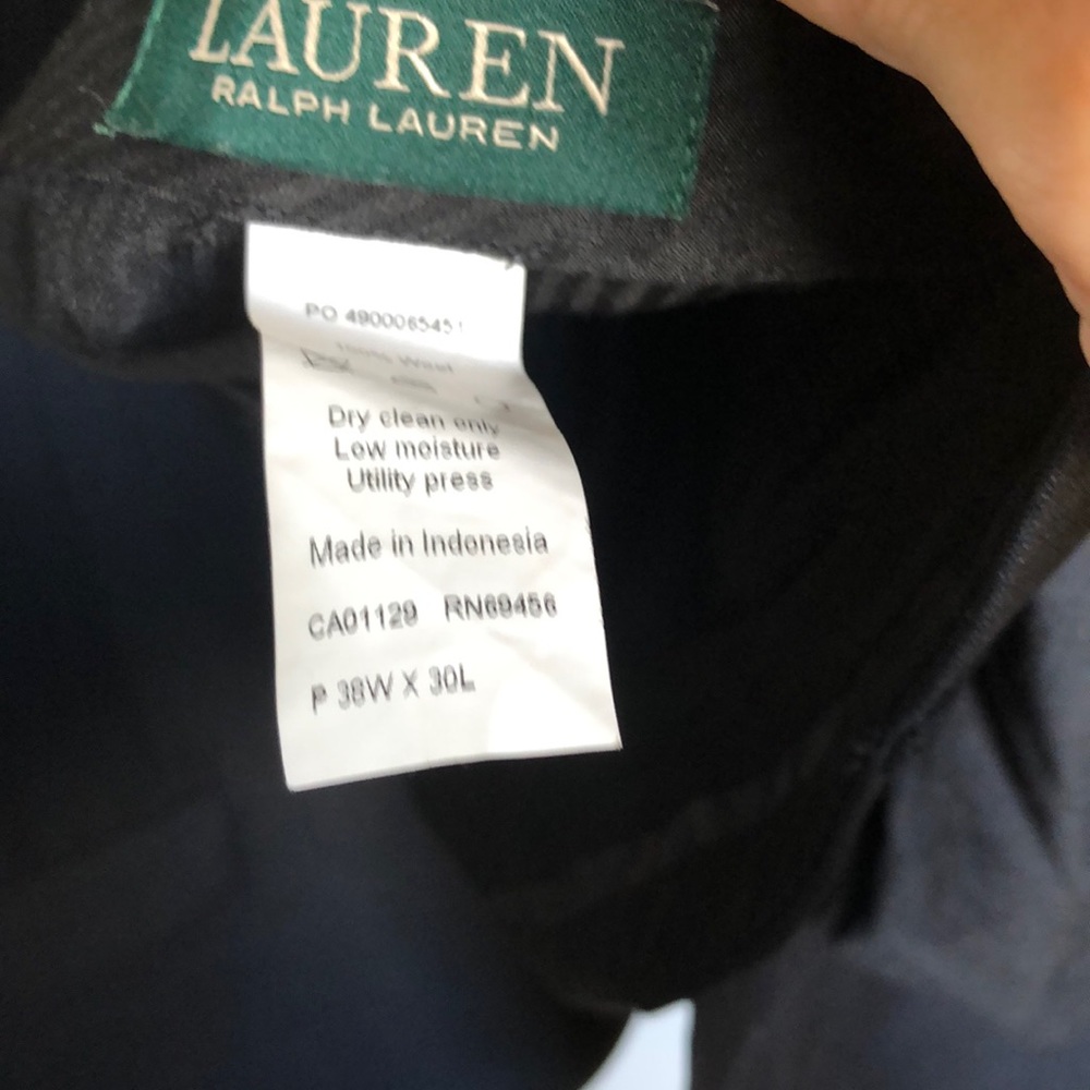 Ralph Lauren blue pinstripes wool suit